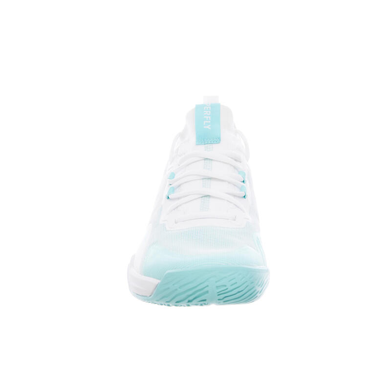 Chaussures de Badminton Femme BS 900 Ultra Lite - Blanc/Turquoise