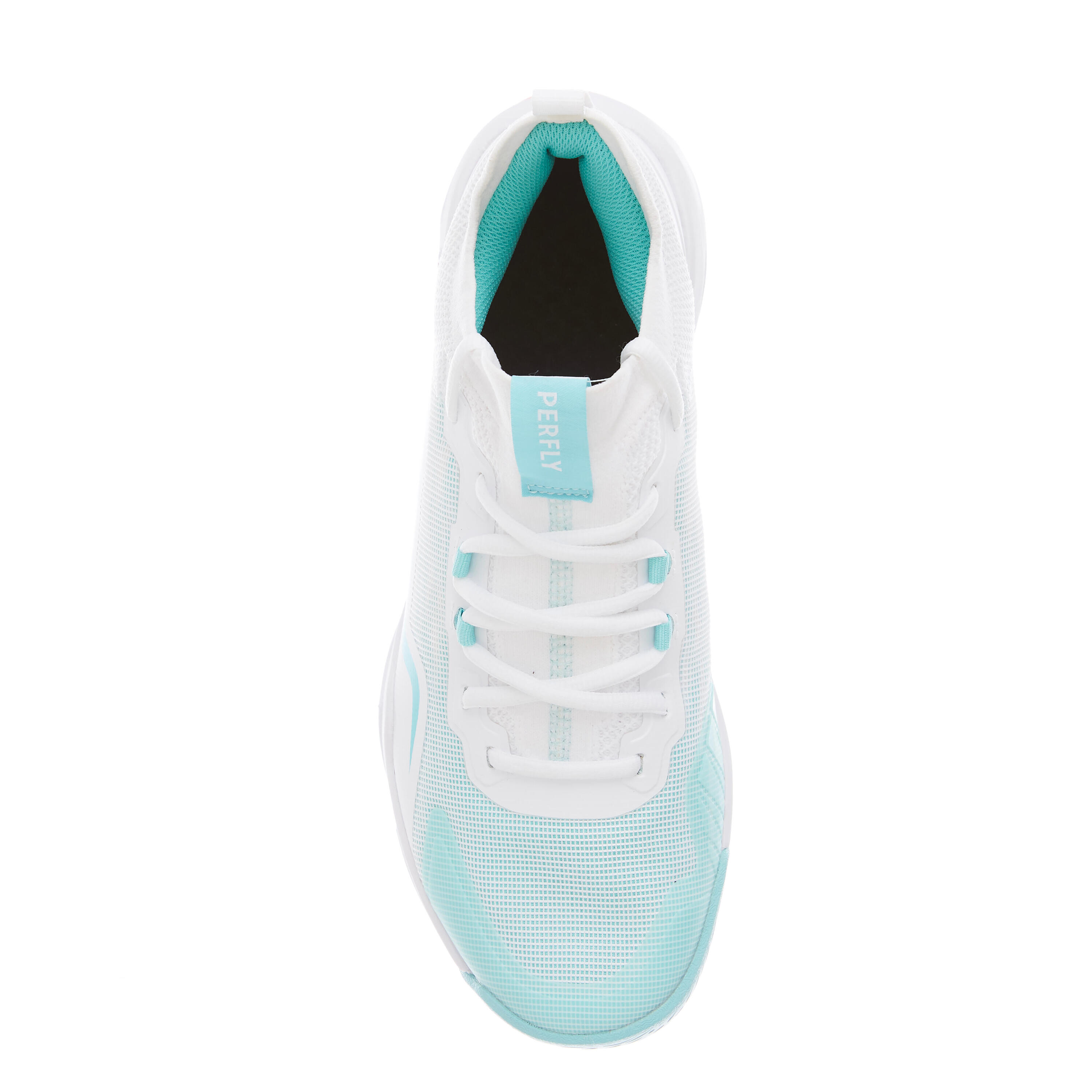 WOMEN BADMINTON SHOES BS 900 ULTRA LITE WHITE TURQUOISE 3/15