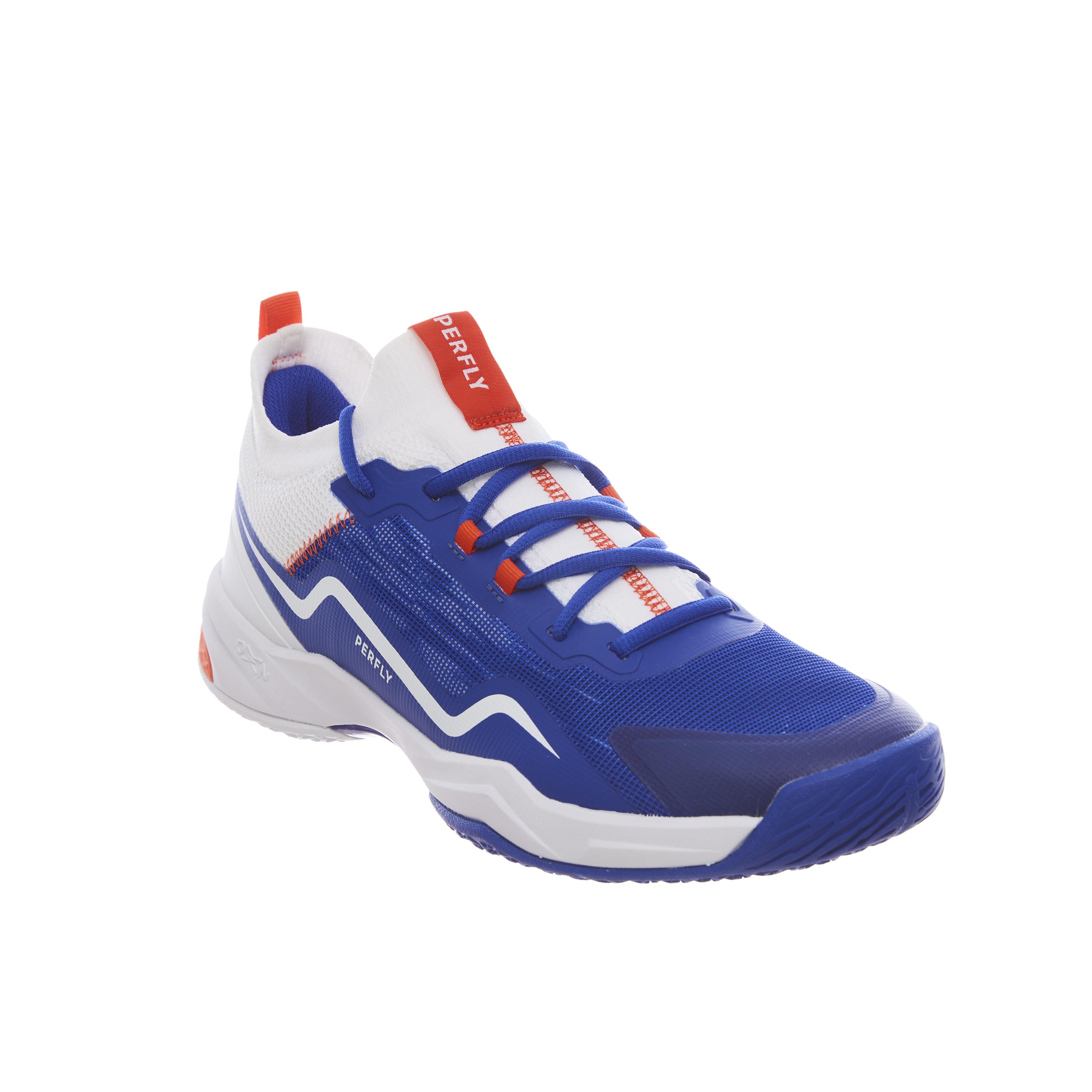 Image of Men Badminton Ultra Lite Shoes - BS 900 Blue/White