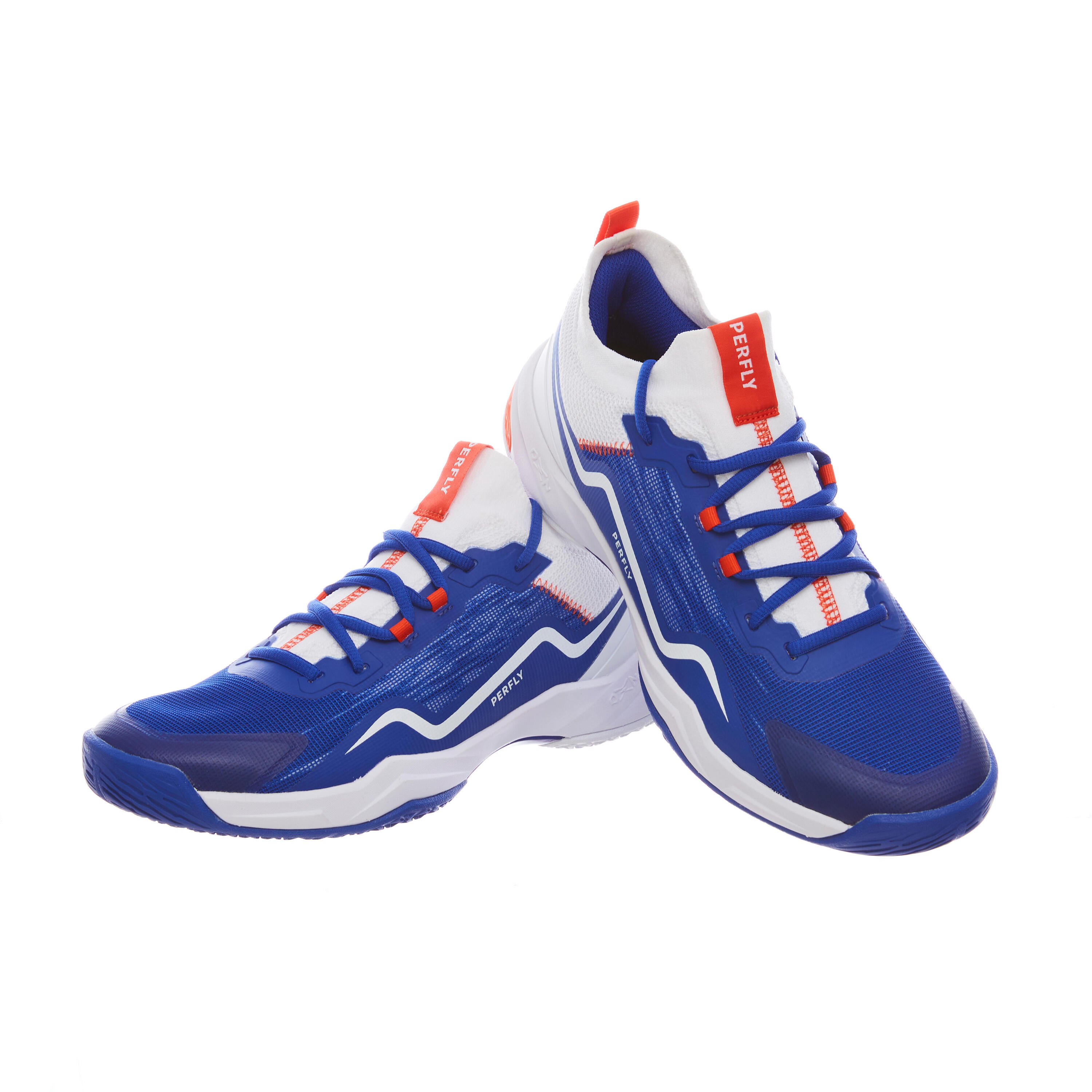 ZAPATILLAS BÁDMINTON HOMBRE BS 900 ULTRA LITE AZUL BLANCO 15/22