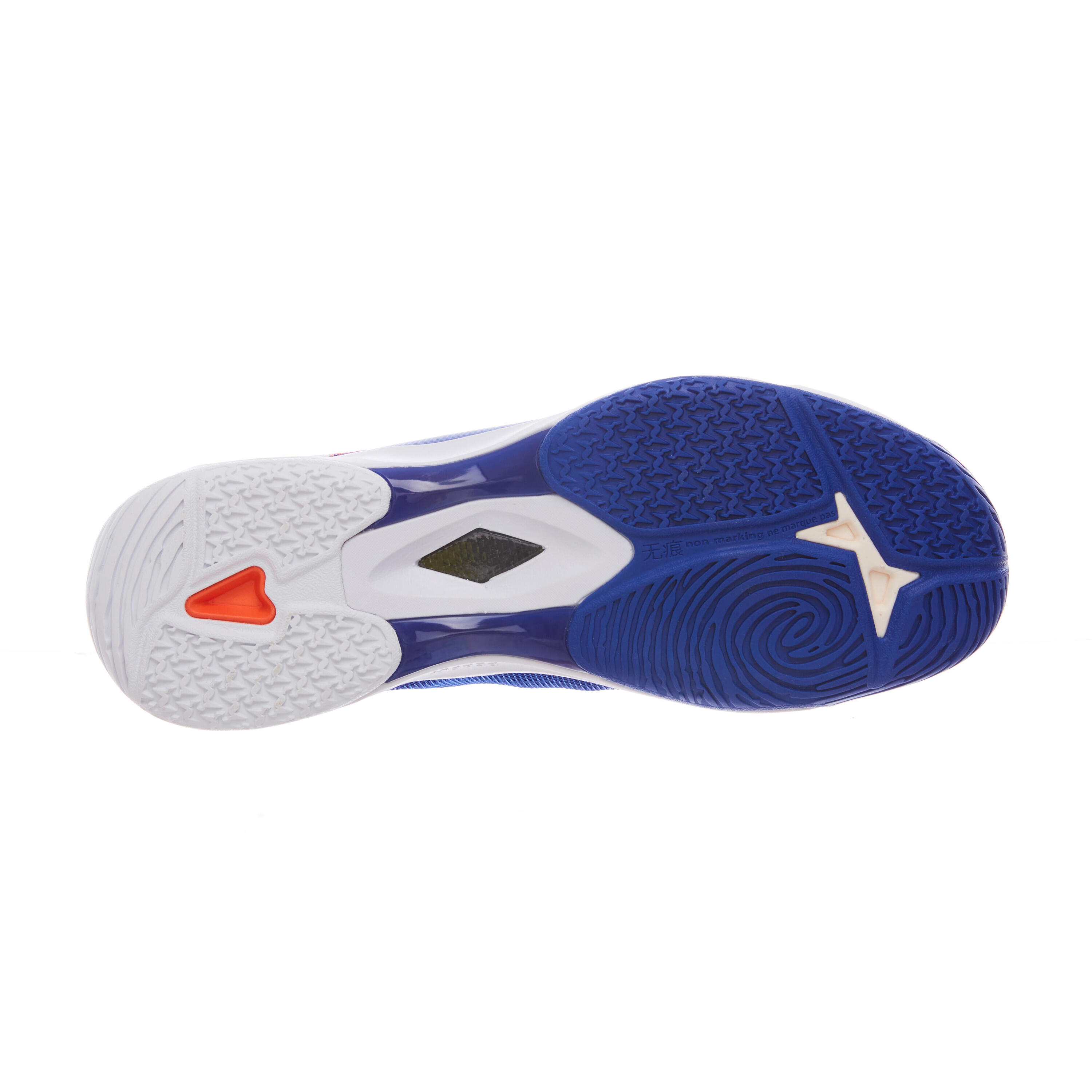 ZAPATILLAS BÁDMINTON HOMBRE BS 900 ULTRA LITE AZUL BLANCO 9/22