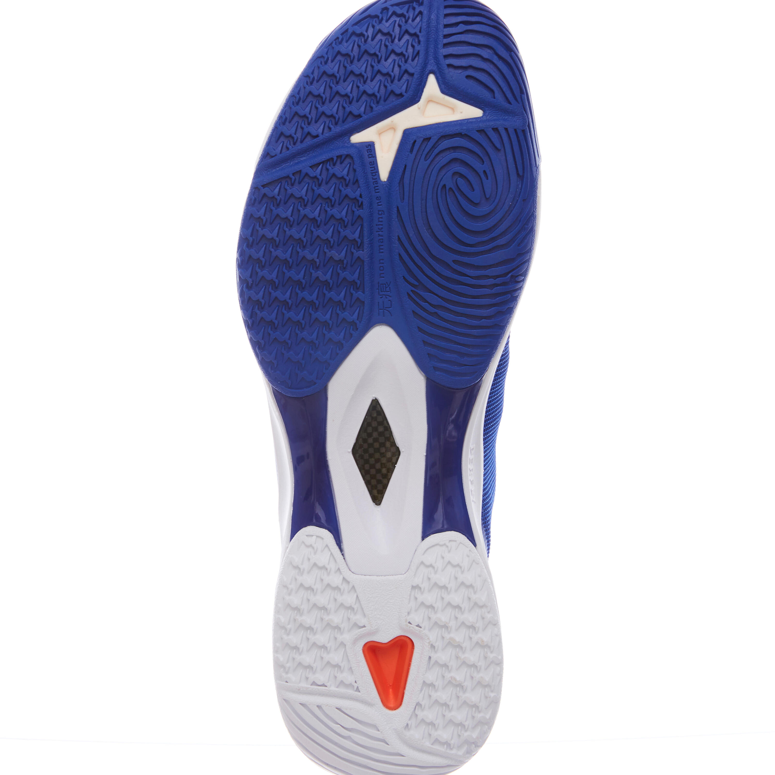 ZAPATILLAS BÁDMINTON HOMBRE BS 900 ULTRA LITE AZUL BLANCO 5/22