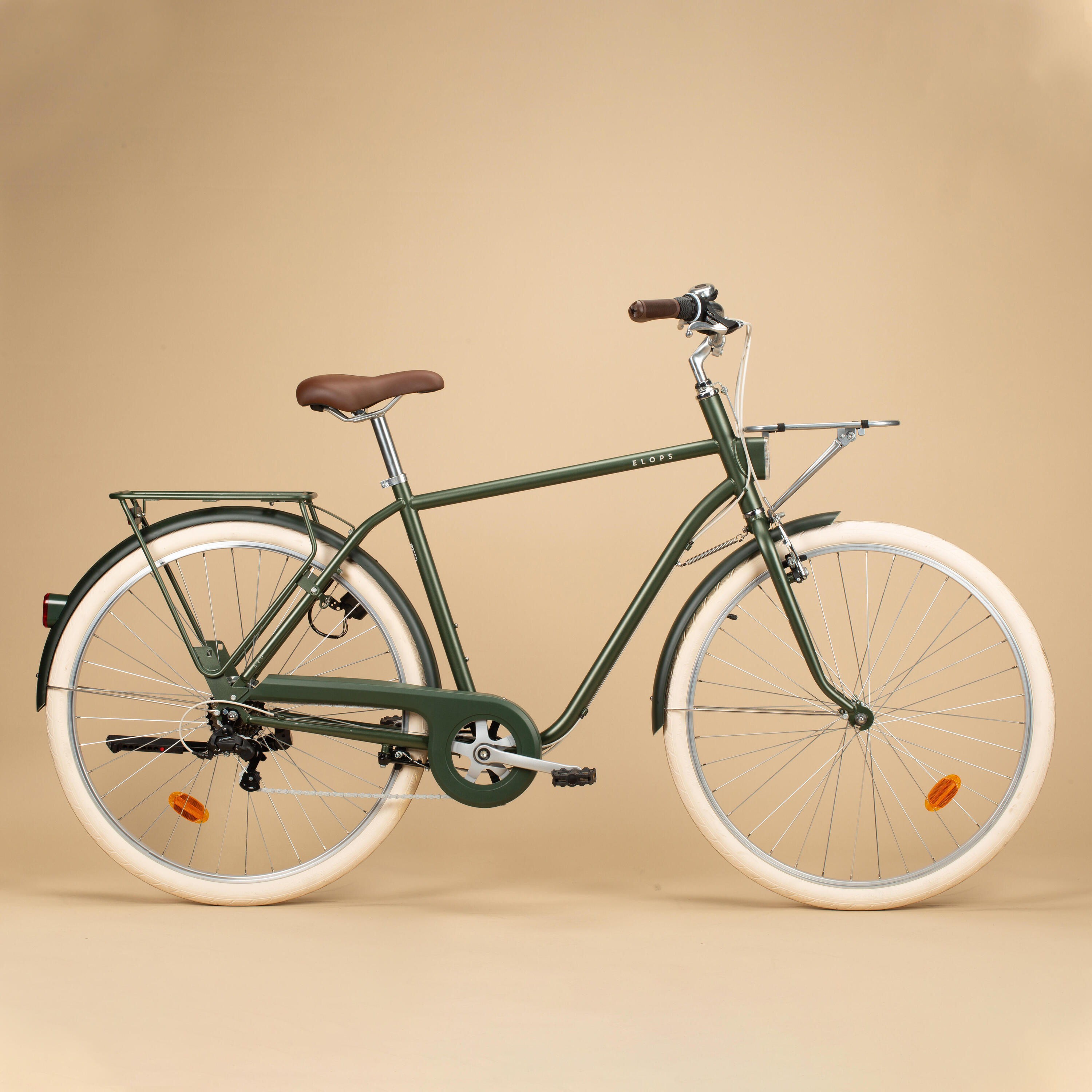 520 Step-Over Town Bike - Khaki 6/18