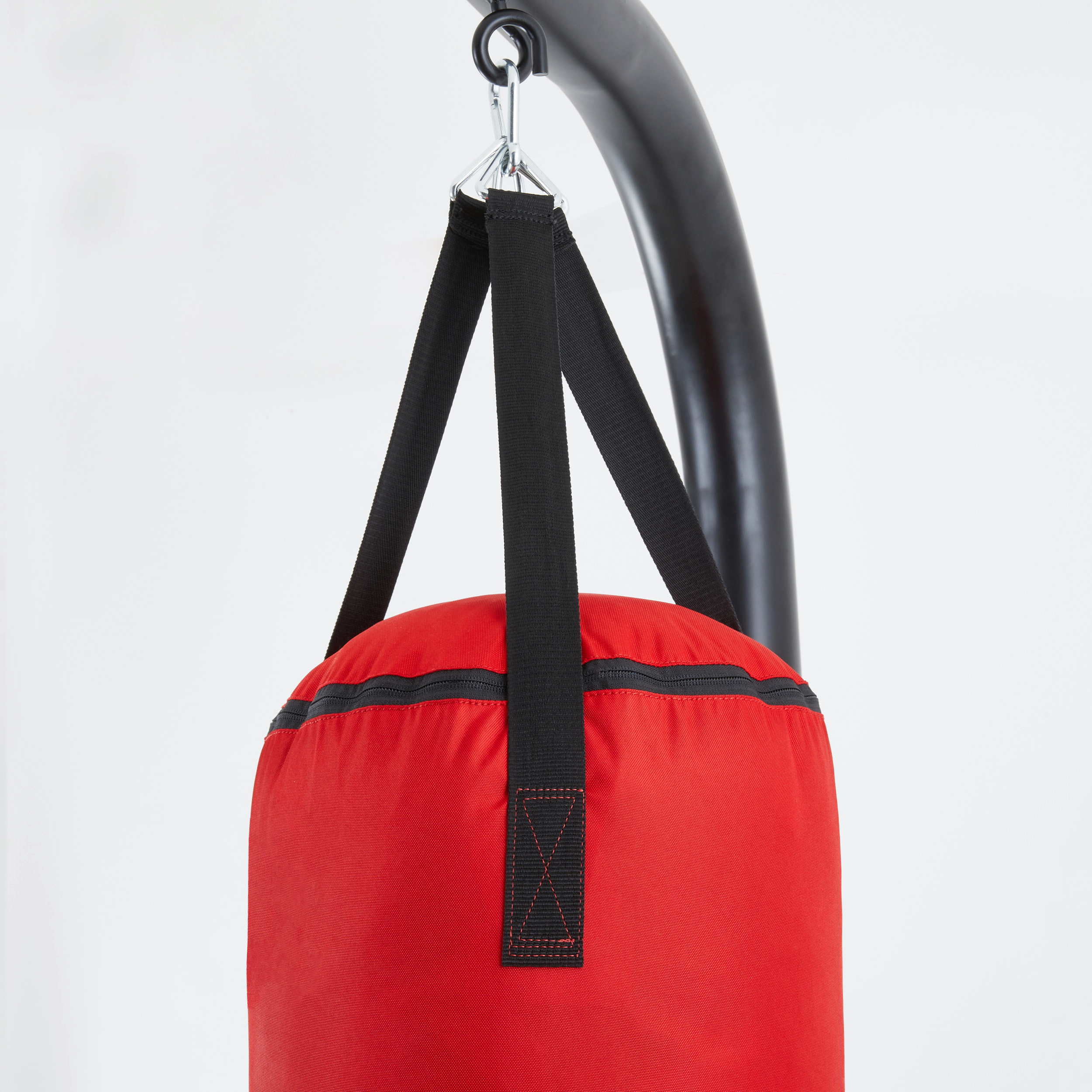 Sac de frappe Giantex sac de boxe rouge hauteur réglable 120-154cm