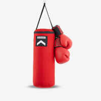 Kids' Boxing Bag + Gloves Set