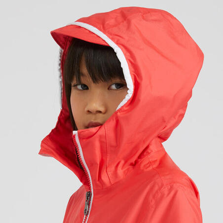 Veste imperméable de voile - veste de pluie SAILING 100 Enfant Rose