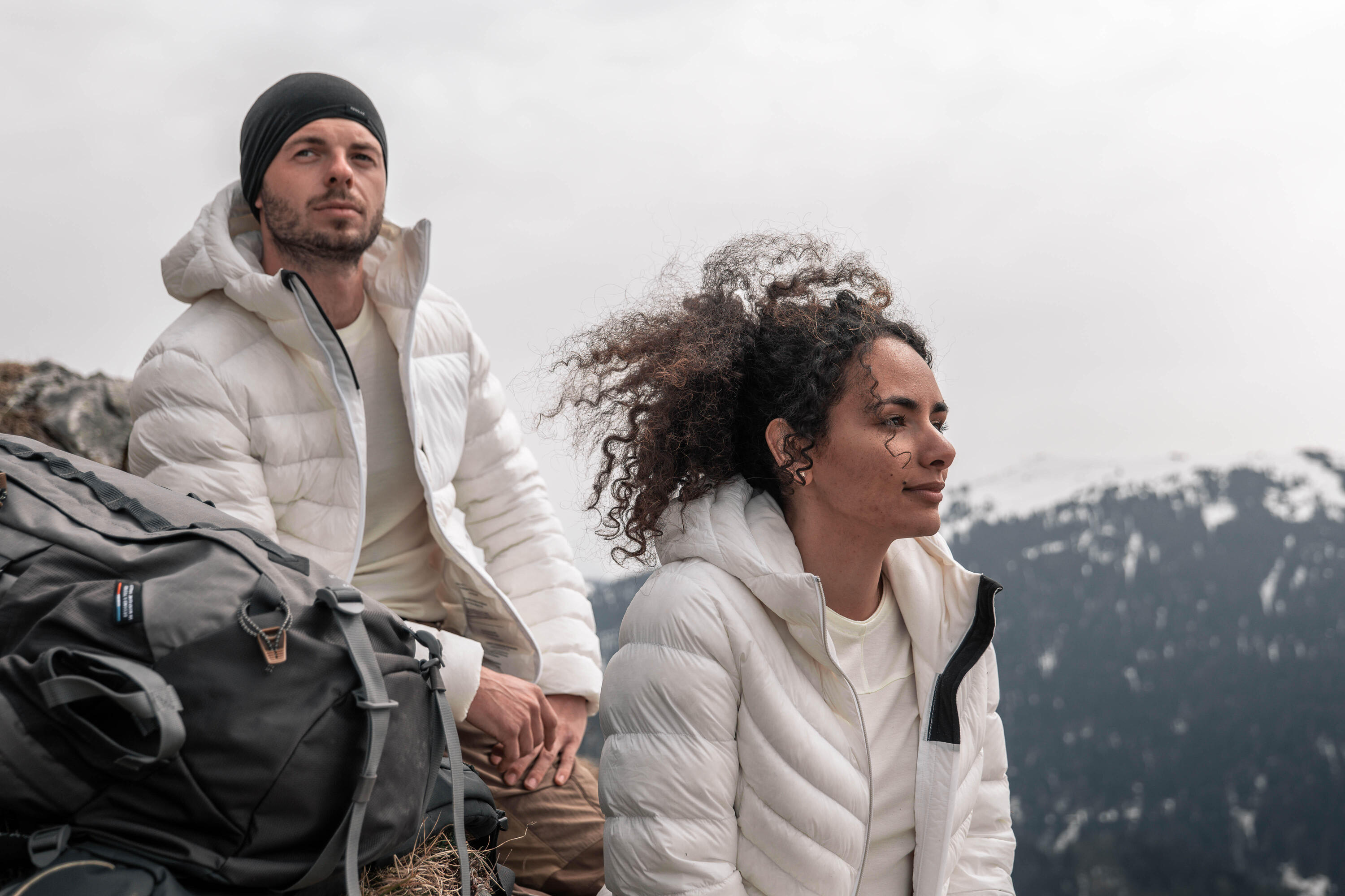 Doudoune à capuche en duvet de trek montagne - MT500 -10 °C - Homme 13/13