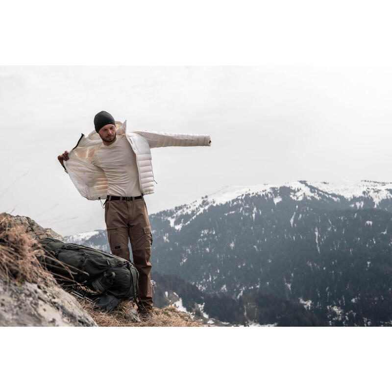 Doudoune à capuche en duvet de trek montagne - MT500 -10 °C - Homme