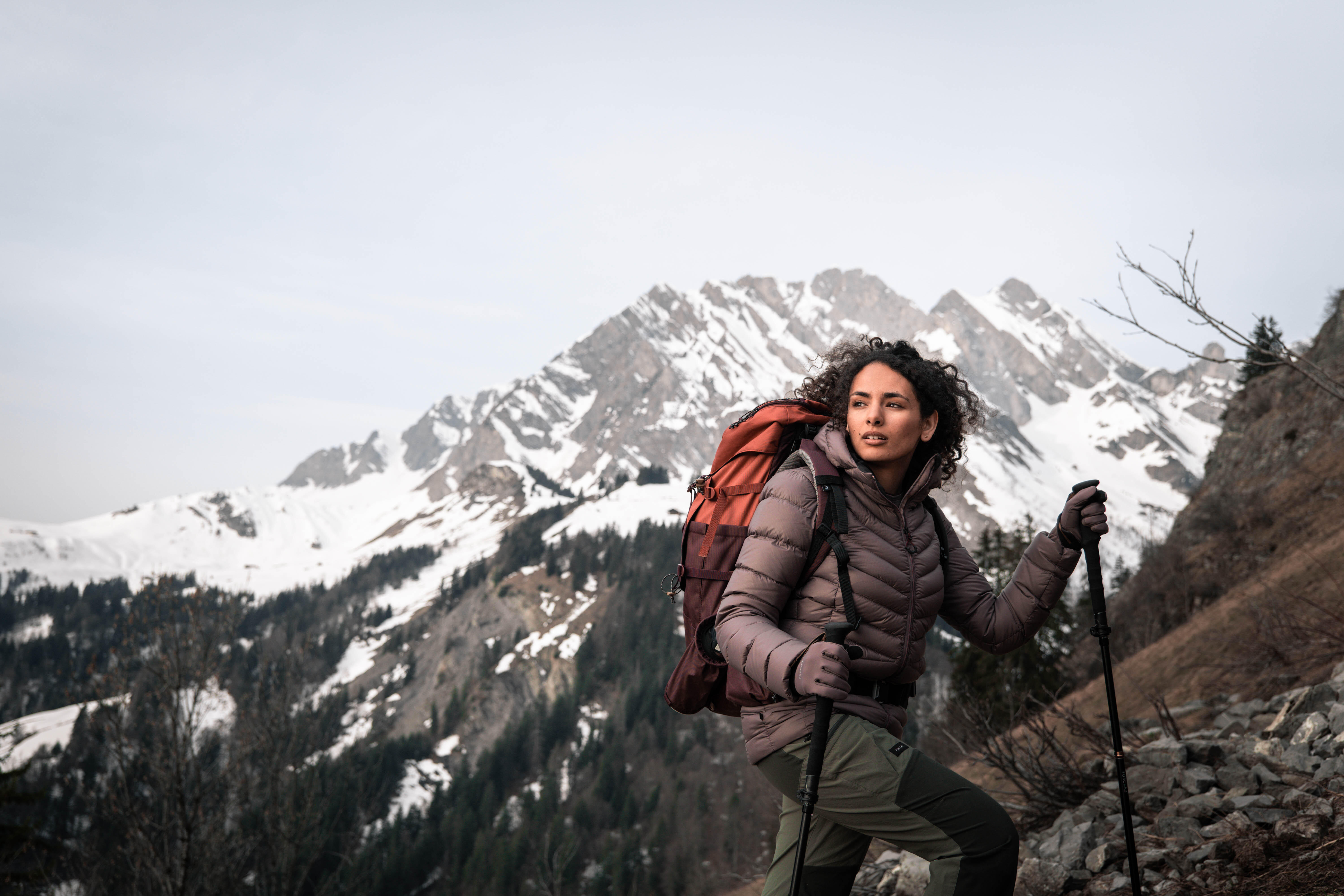 Women’s 50 L Hiking Backpack - MT 100 Easyfit - FORCLAZ