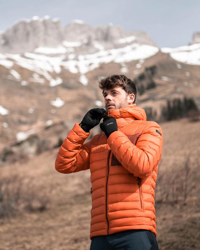 Chaqueta acolchada y con capucha de montaña y trekking hombre - MT500 -10 °C