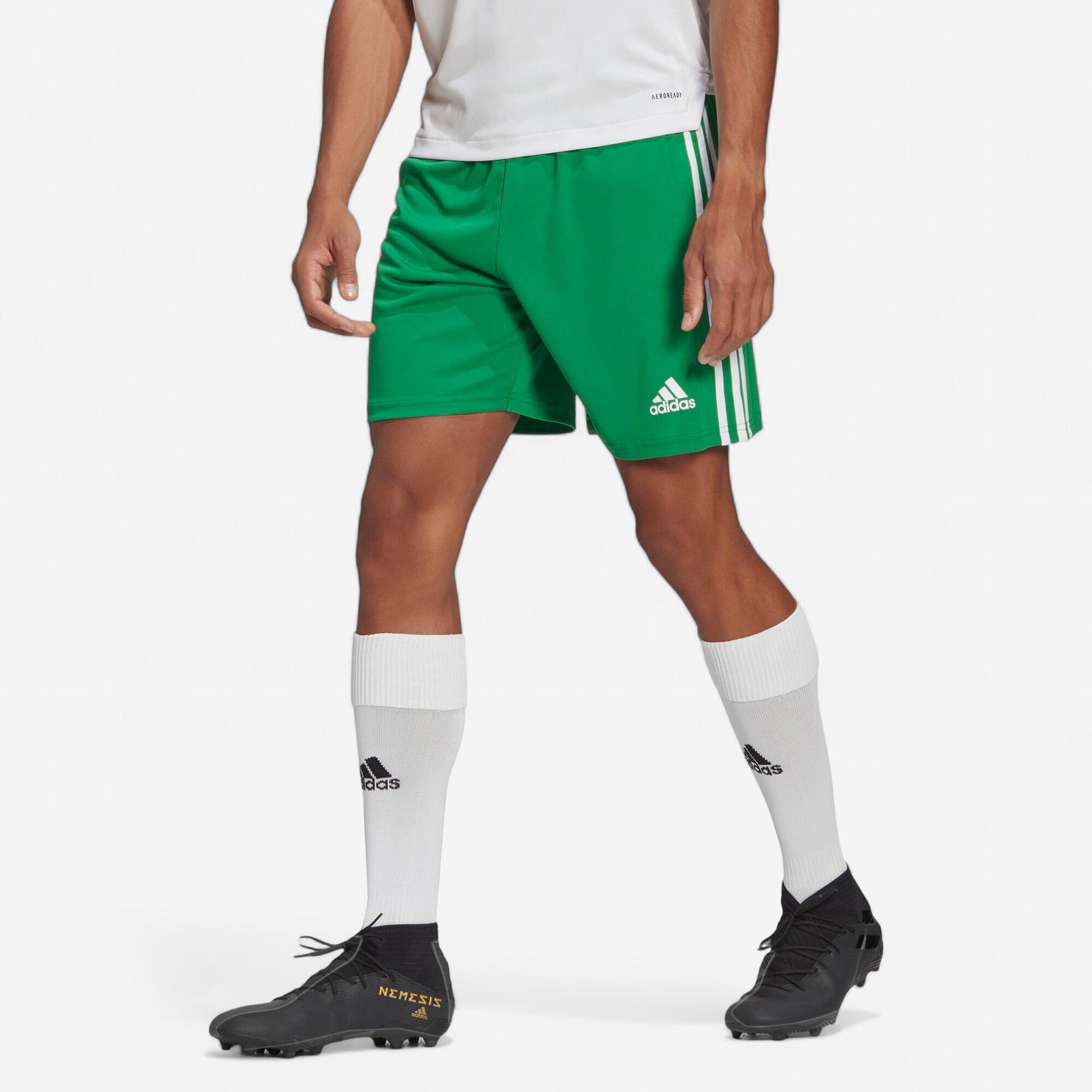 Short de football adidas SQUADRA vert adulte 1/4
