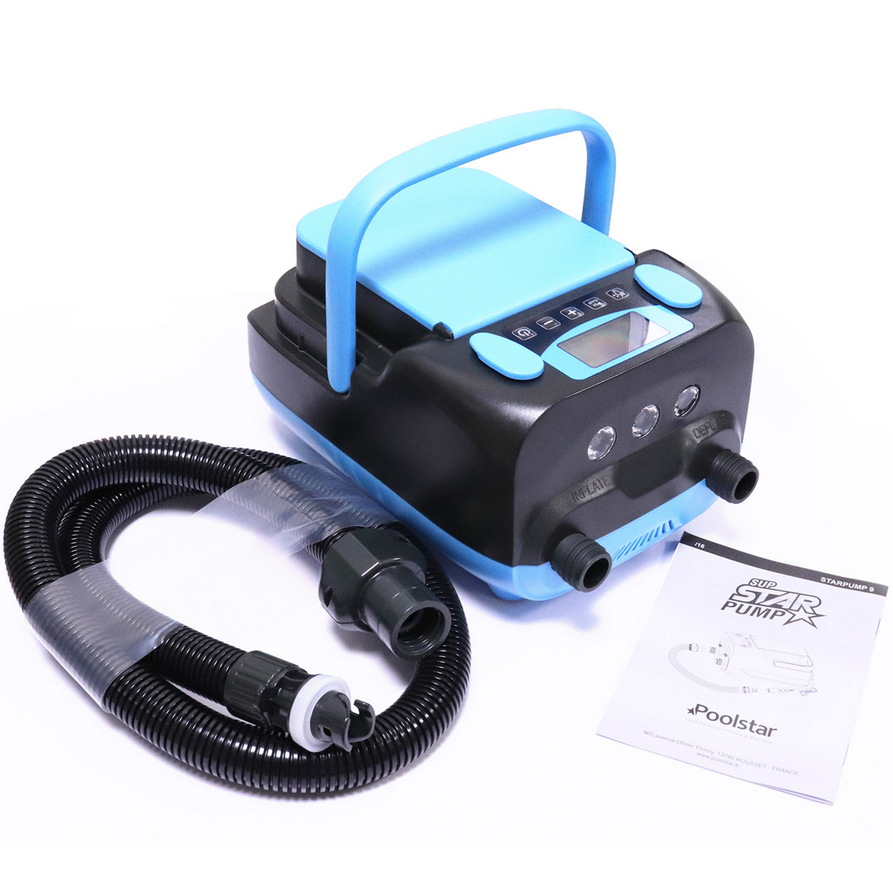 ITIWIT-POMPE ELECTRIQUE 0-20 PSI 13,8V-10A (PRISE 12V) POUR STAND UP PADDLE ET KAYAK