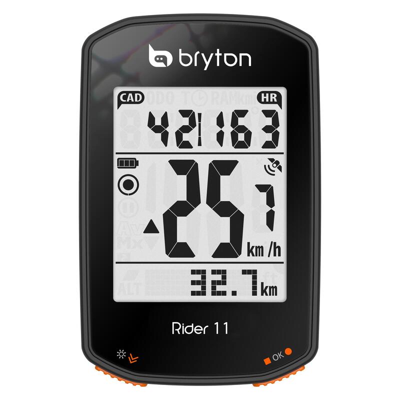 Cyklopočítač GPS Bryton Rider 11E 