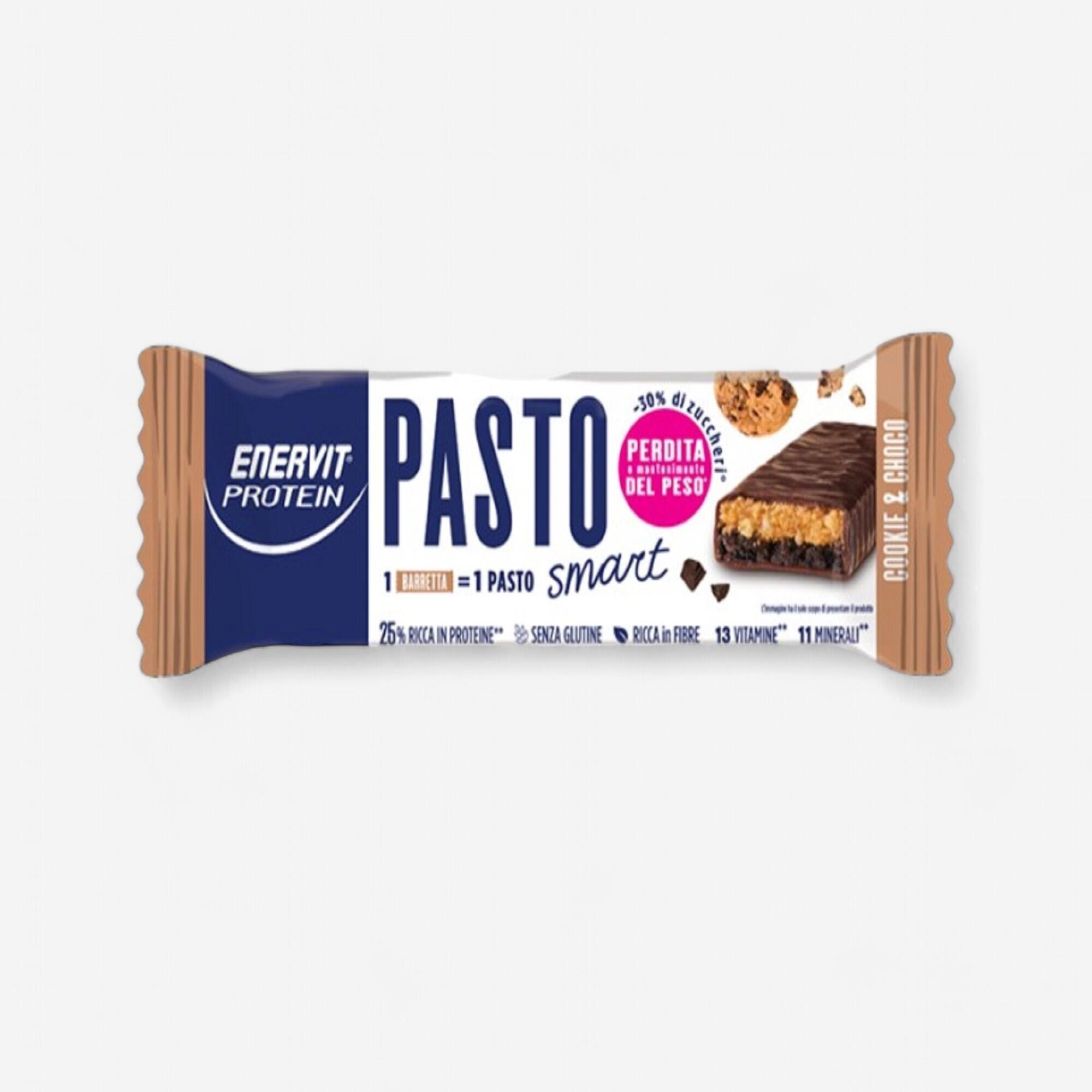 ENERVIT Barretta proteica sostituta del pasto Protein Pasto Smart Cookie Choco Enervit
