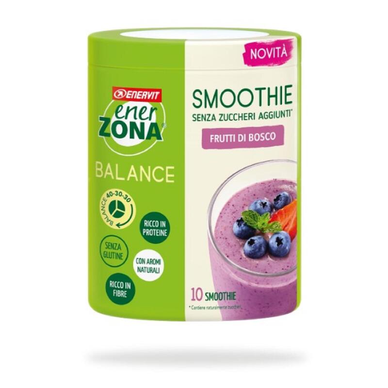 Bevanda proteica smoothie enerzona Enervit ai frutti di bosco con fibre 40-30-30