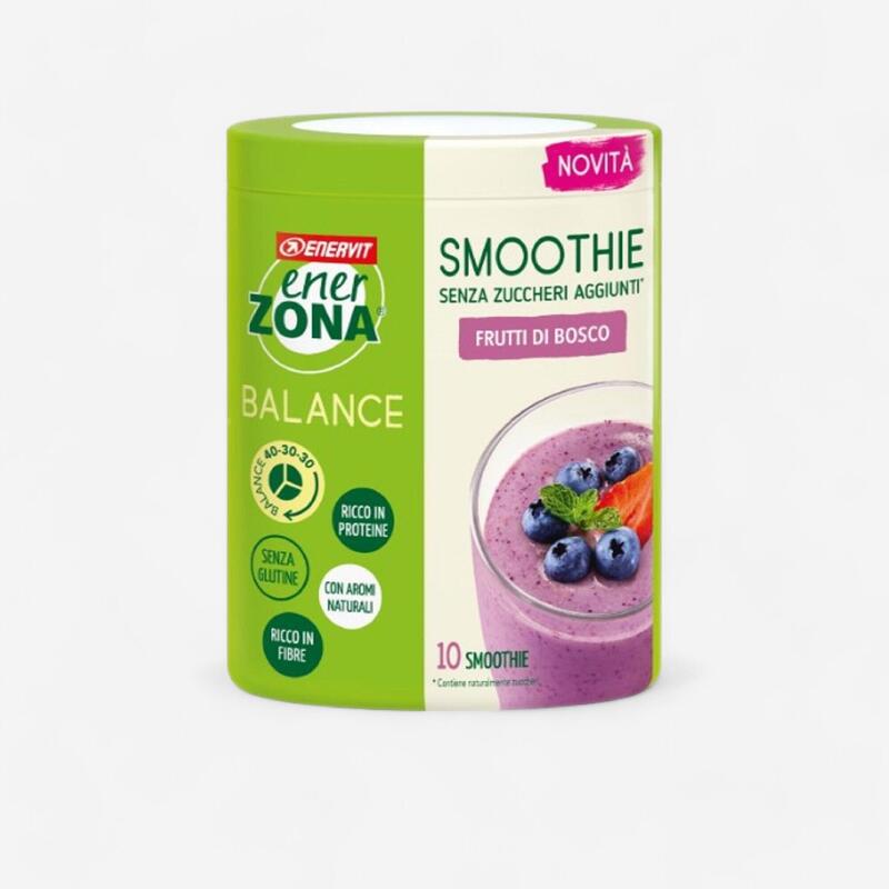 Bevanda proteica smoothie enerzona Enervit ai frutti di bosco con fibre 40-30-30