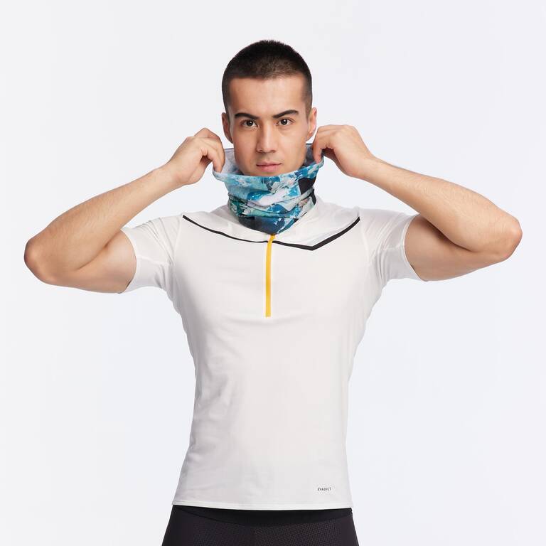 KIPRUN unisex running neck warmer/multi-function headband - blue