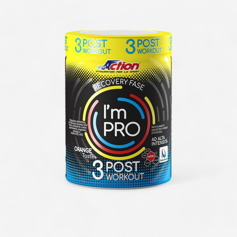 Postworkout I'M PRO Proaction M-TOR potassio,magnesio,vitamina B12, creatina.