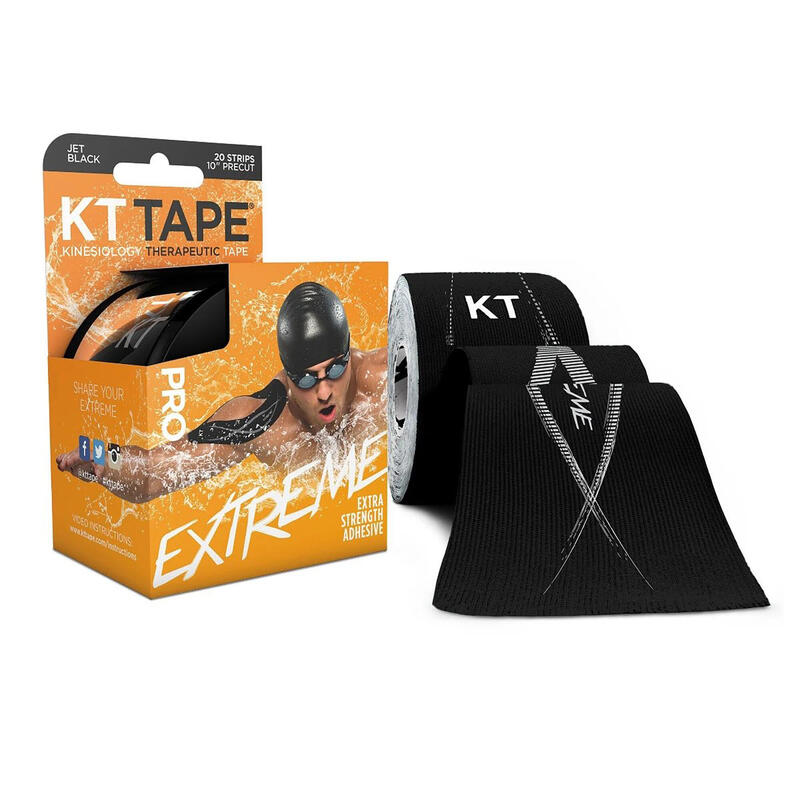 Sporttape Kinesiotape KT Tape Extreme Pro Erwachsene schwarz