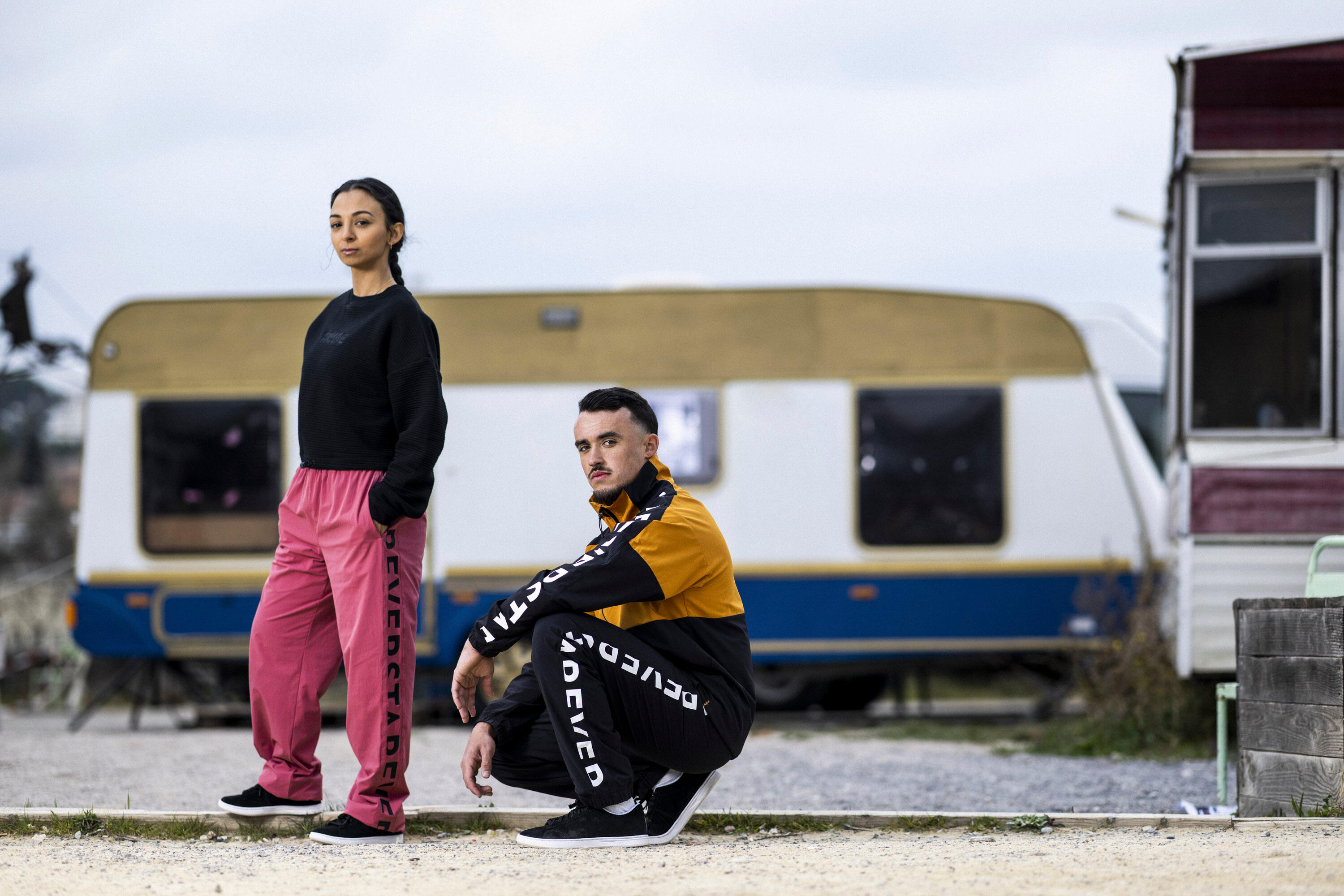 Sweat crop de danses urbaines - Femme - Noir 7/8