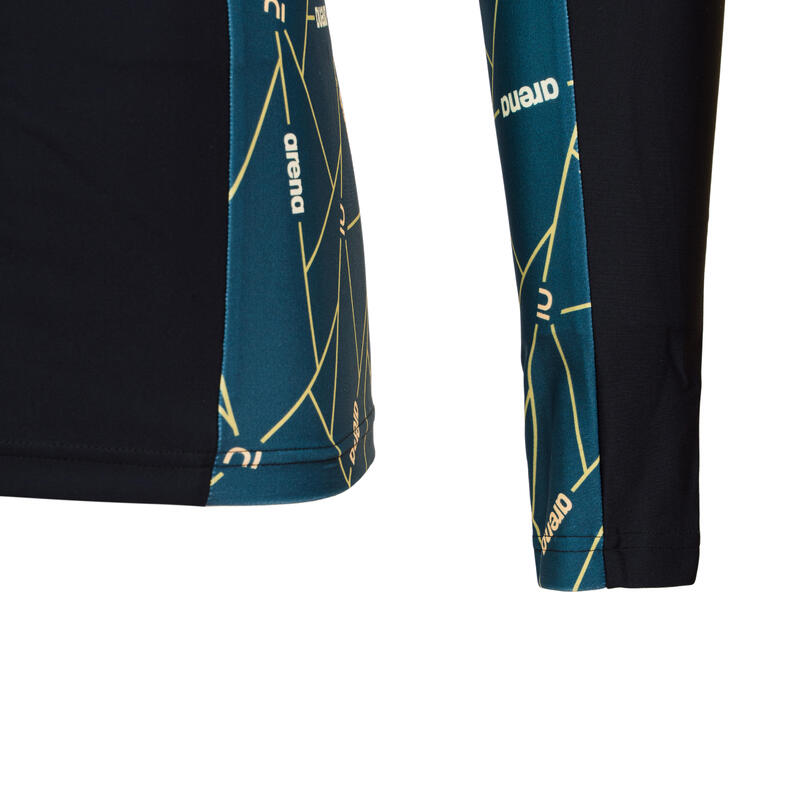 arena MEN SWIMWEAR LONG SLEEVES FULL ZIP SUN PROTECTION TOP (Decathlon Exclusive ARENA Decathlon