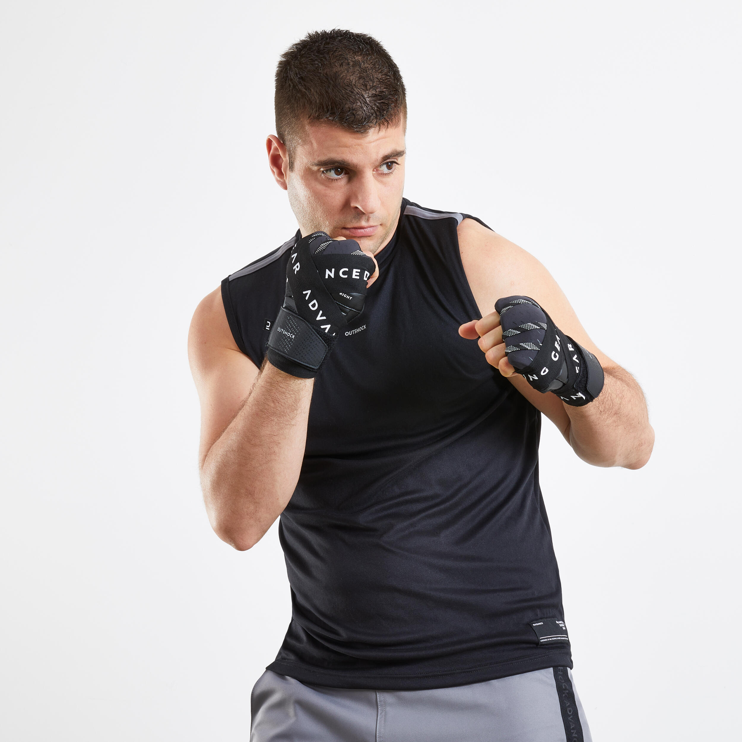 Guantes de MMA Outshock 500 negro 6/8