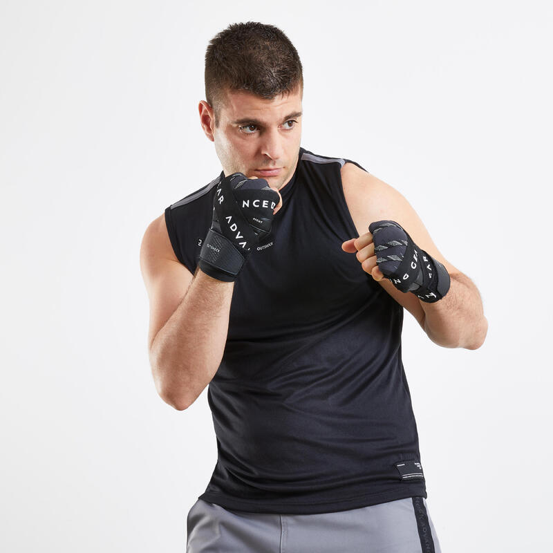 GANTS DE BOXE 500 - NOIR - Decathlon