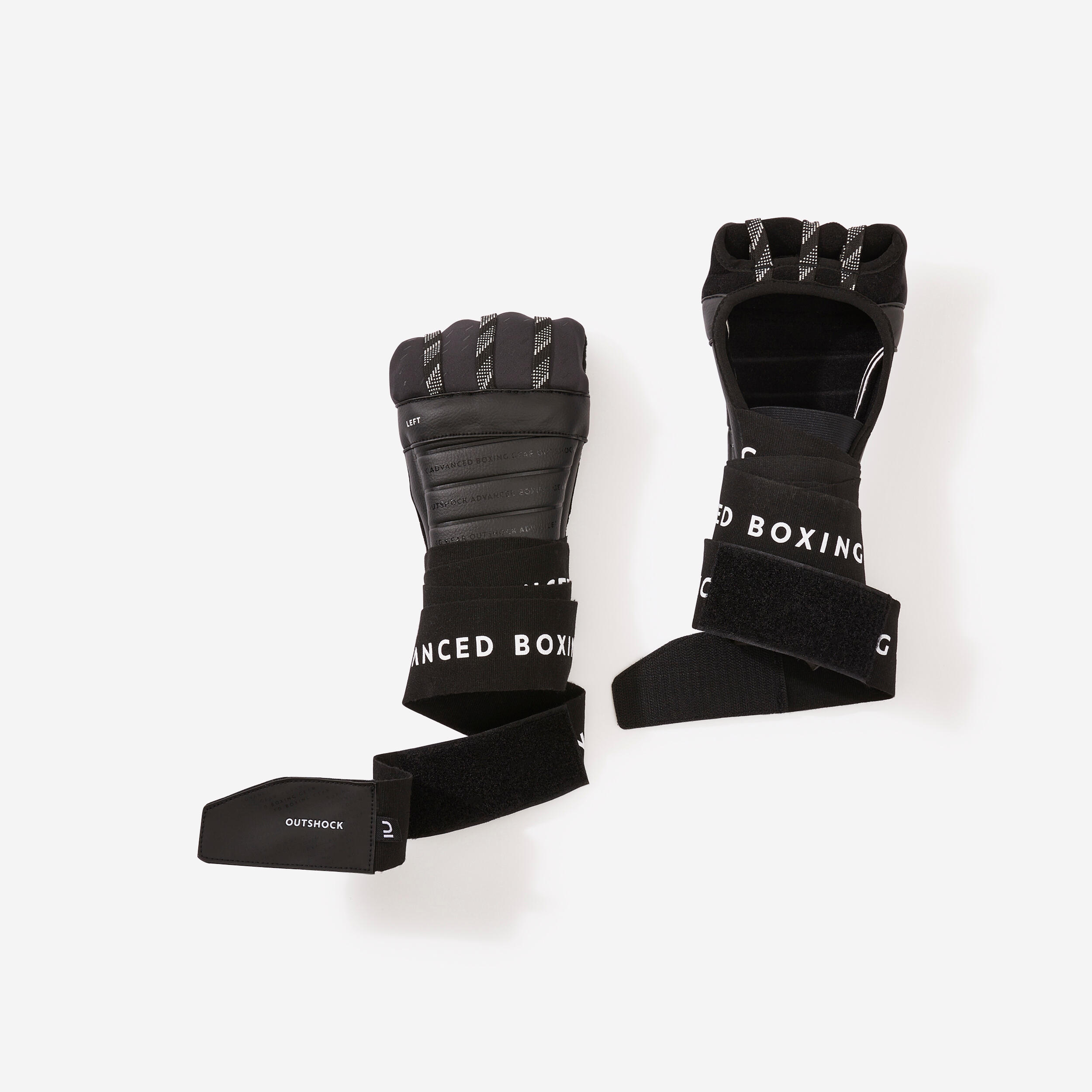 OUTSHOCK Spodné rukavice 500 Ergo na box čierne L-XL