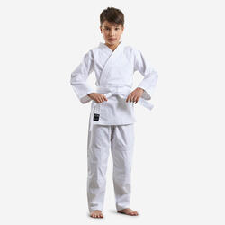 Judogi kimono judo niños Outshock 100 blanco