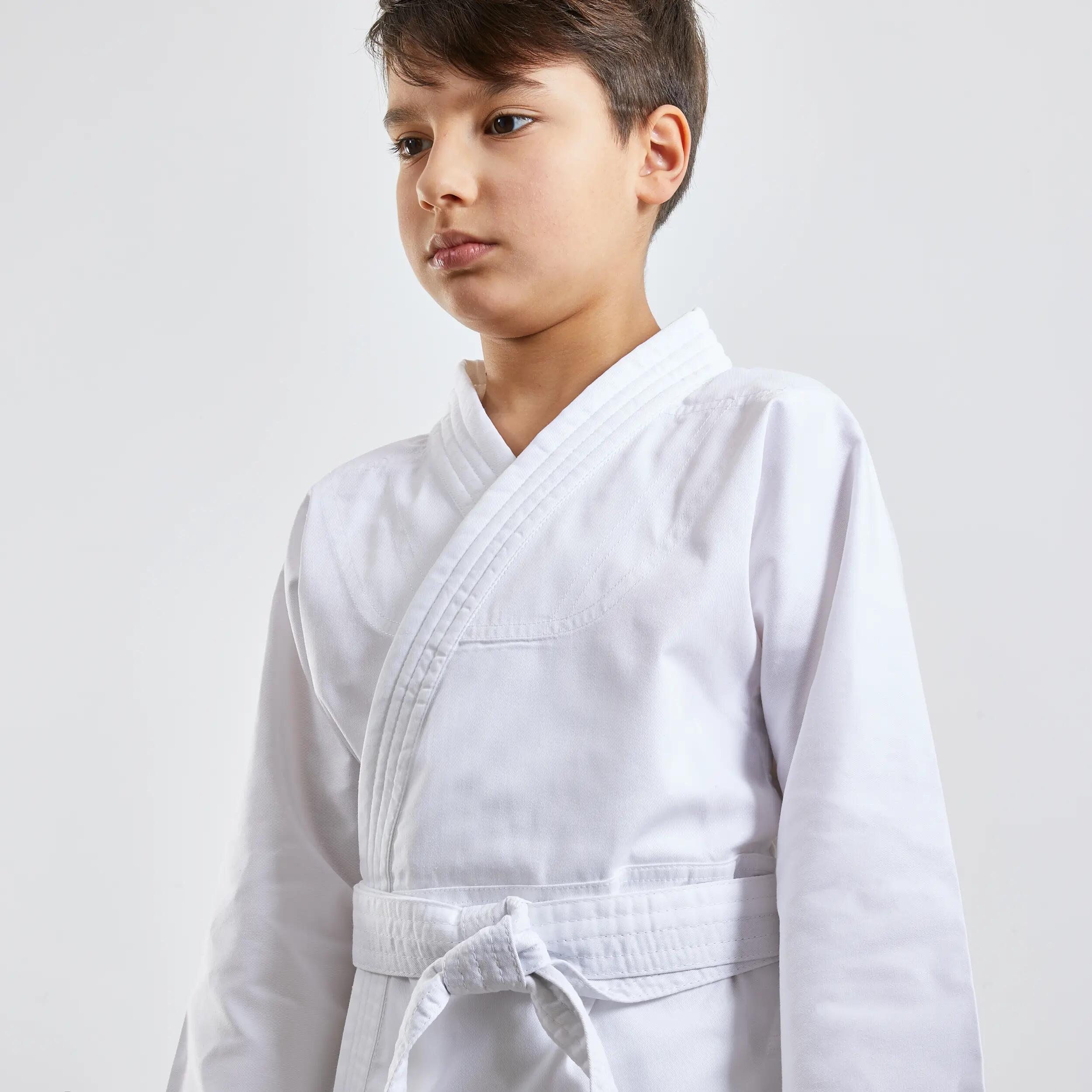 Kimono de judo nivel începător Alb Copii 18/43