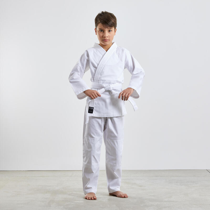 Judogi kimono judo niños Outshock 100 blanco