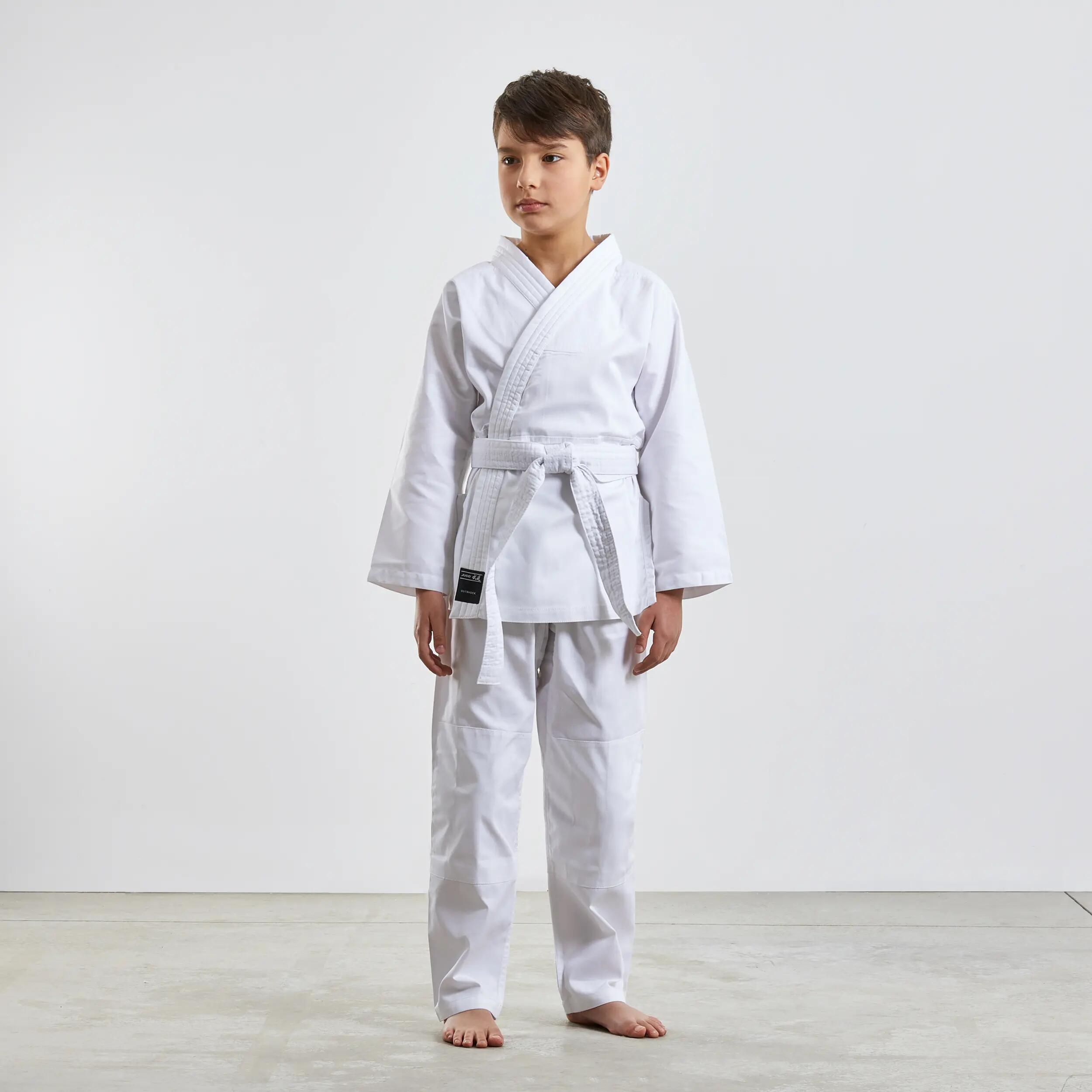 Kimono de judo nivel începător Alb Copii 14/43
