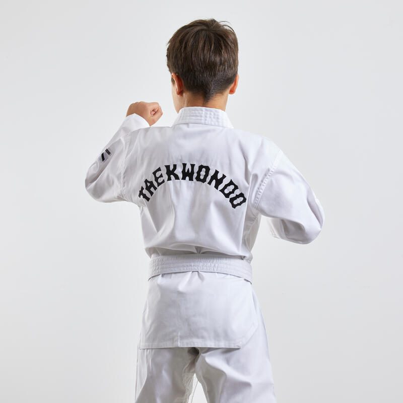 Centro de la ciudad Correctamente Oscurecer Dobok kimono taekwondo niños Outshock 100 blanco | Decathlon