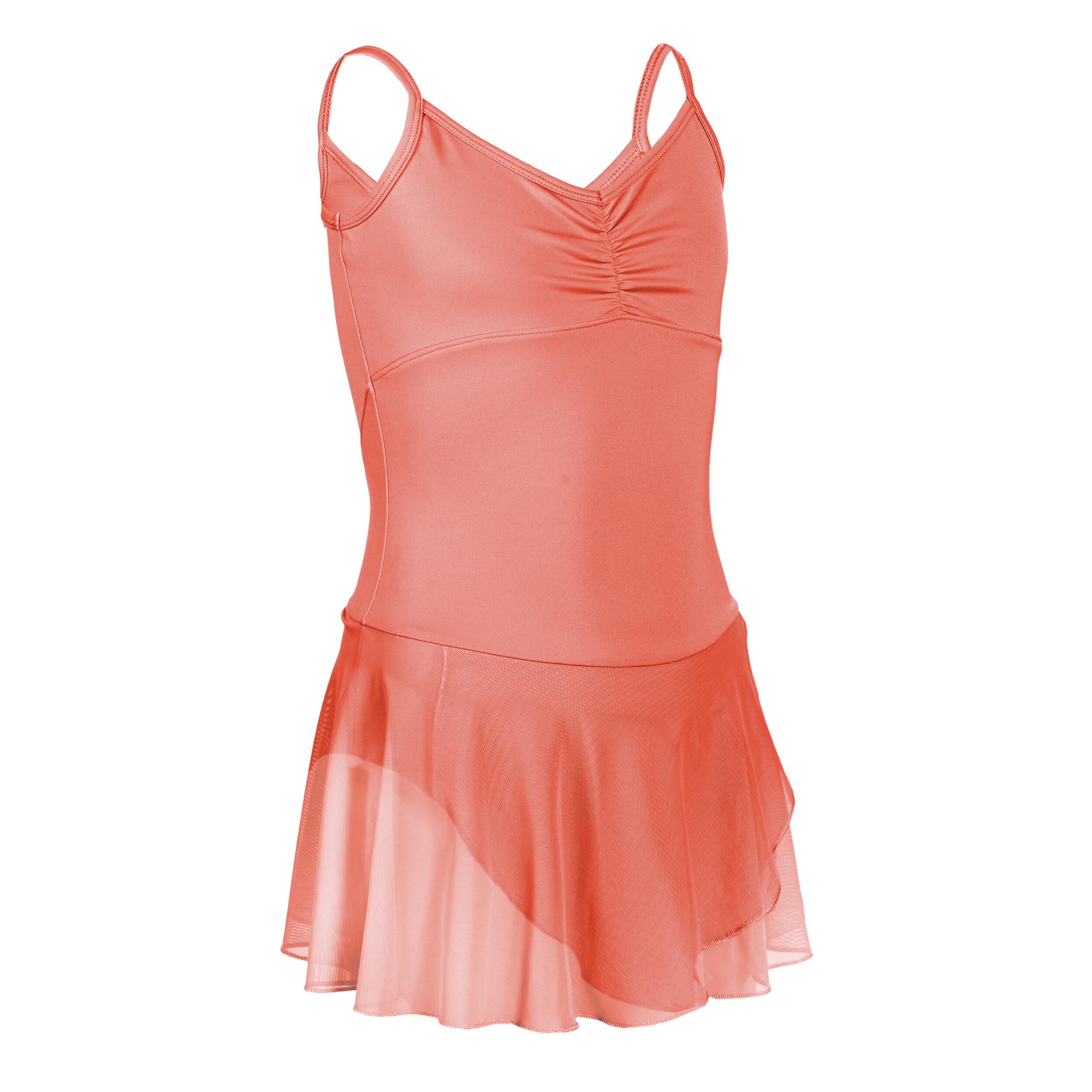Maillot ballet Niña Starever coral 6/9