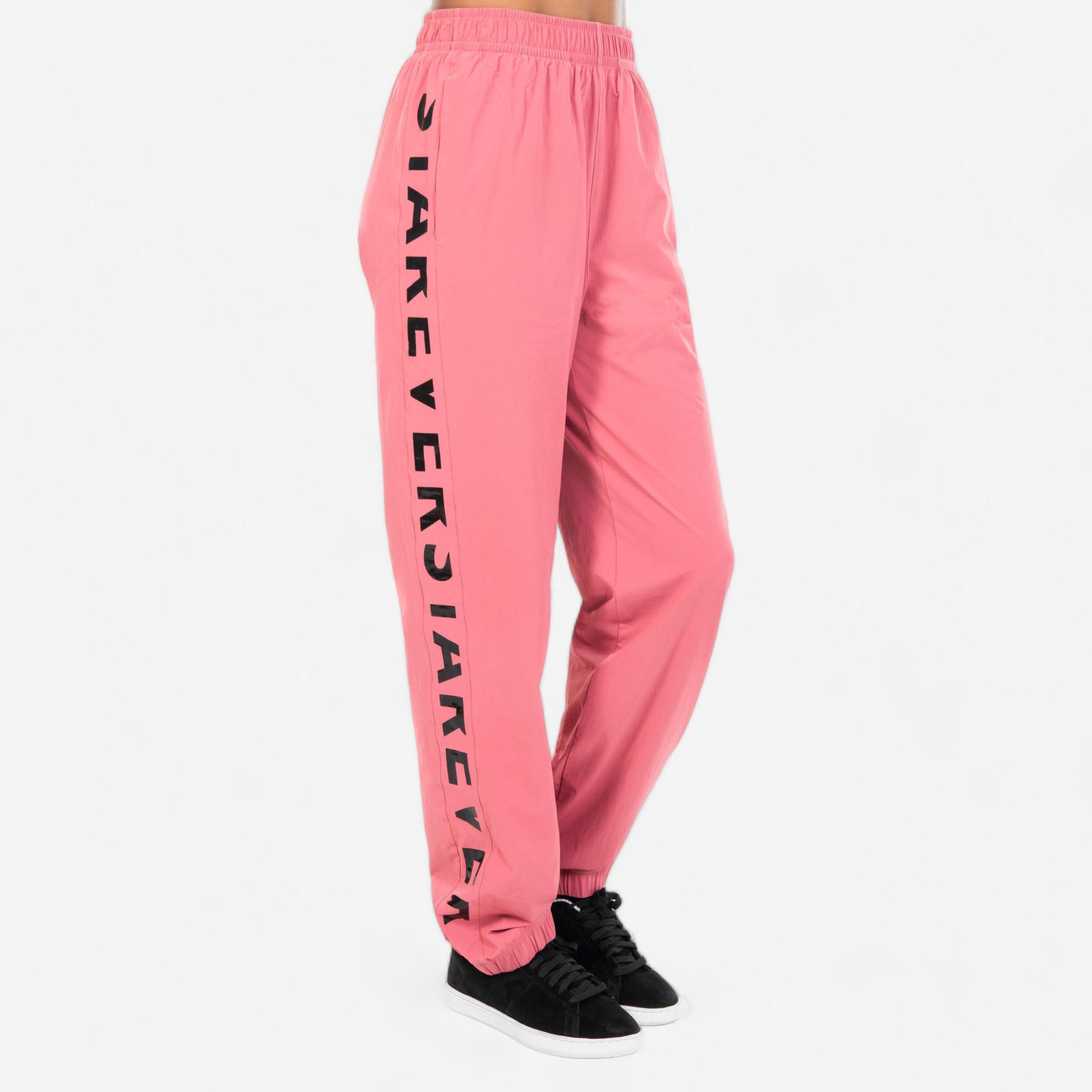 Pink urban dance pants for men and women