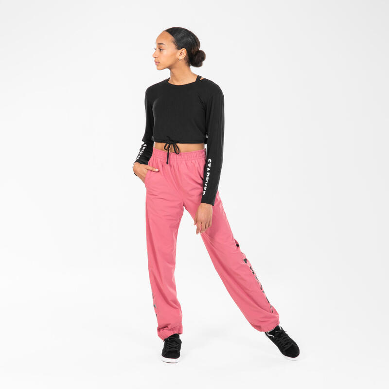 Pantaloni hip hop / break dance unisex rosa