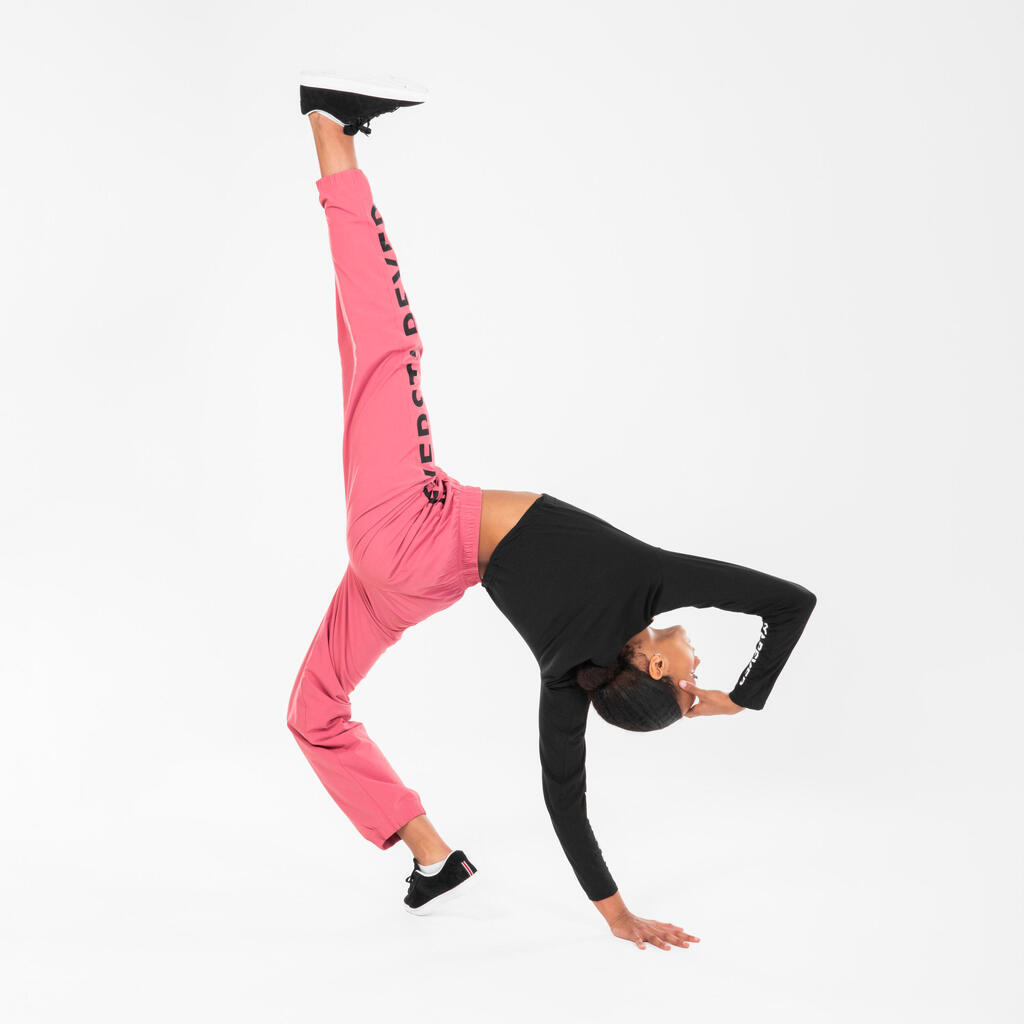 Men's/Women's Breakdancing & Hip Hop Bottoms - Black