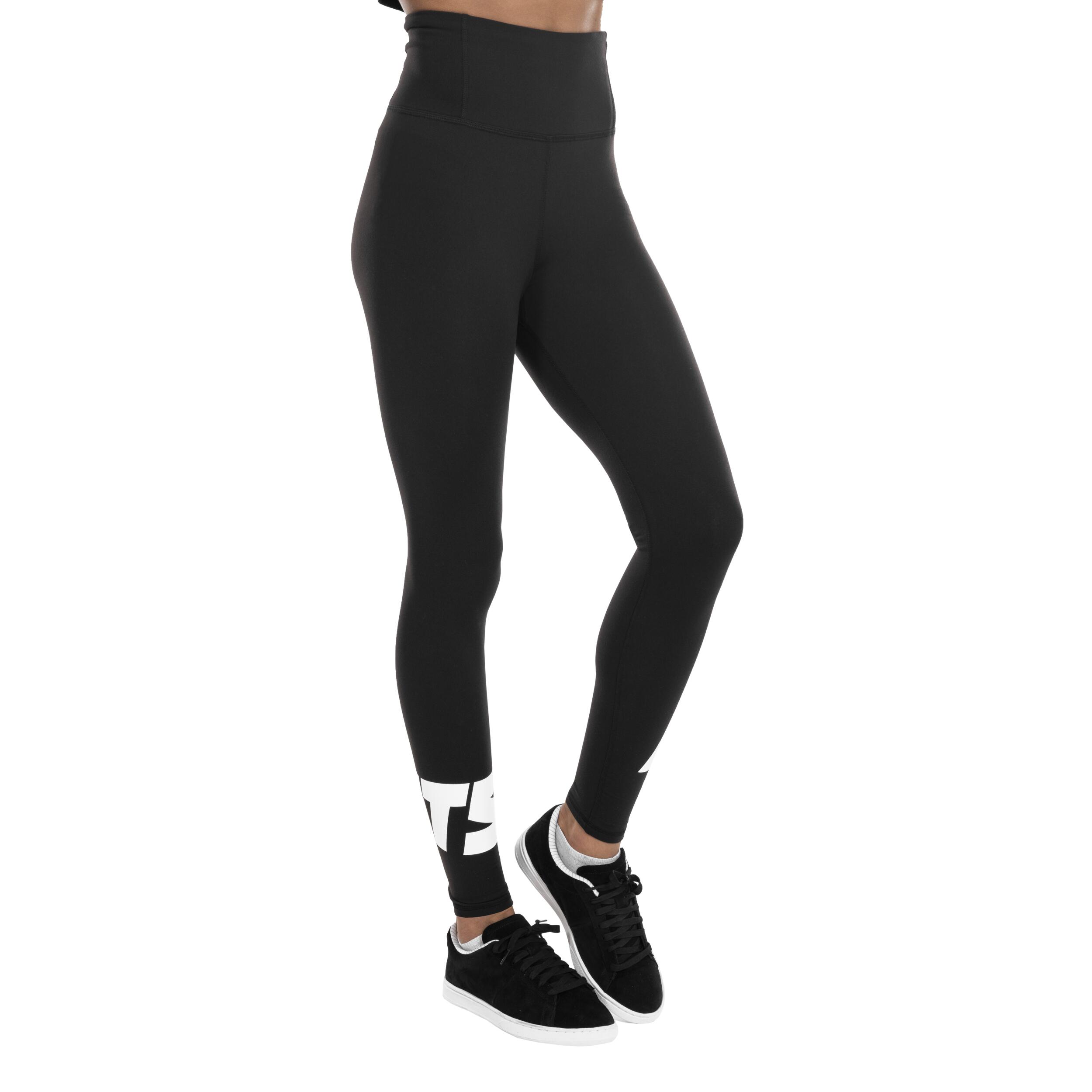 Tanz-Leggings Urban Dance Damen hoher Taillenbund - schwarz mit print 8/24
