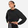 Women's Urban Dance Cropped Sweatshirt - Black