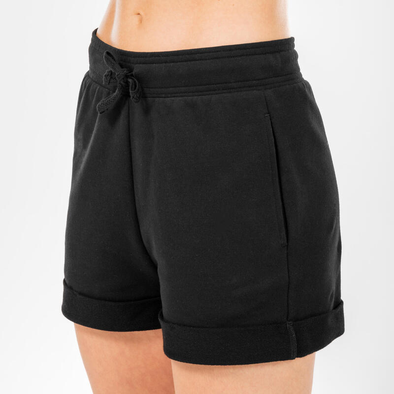 Short danse moderne large Femme - noir