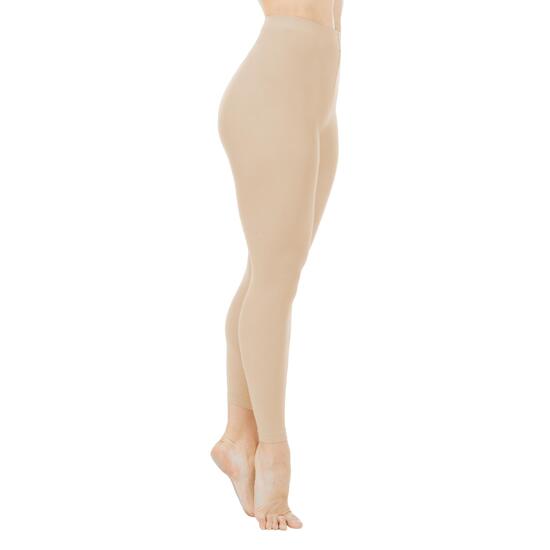 Collant danza classica donna senza piede marrone scuro