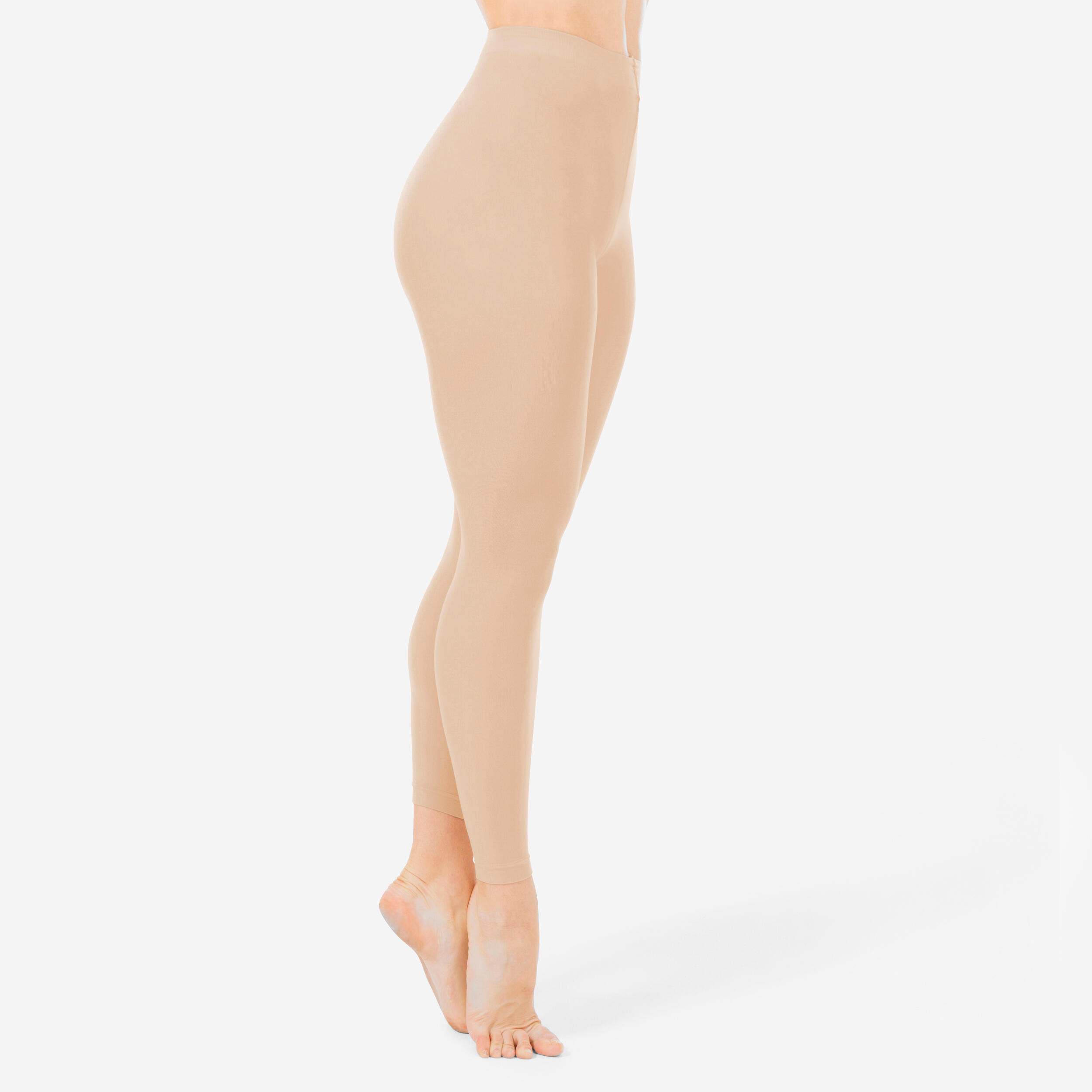 Women's footless ballet tights - Beige