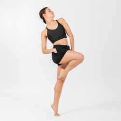 Women's Loose-Fit Modern Dance Shorts - Black