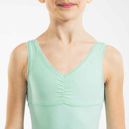 Zelen baletni triko za deklice
