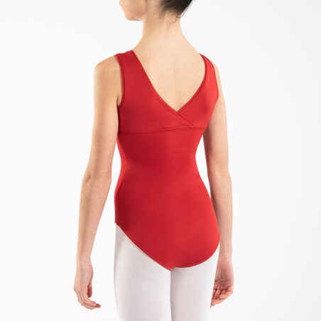 Girls' Ballet Leotard - Red