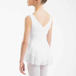 Girls' Ballet Leotard - White