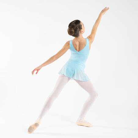 Girls' Ballet Leotard - Blue - Decathlon