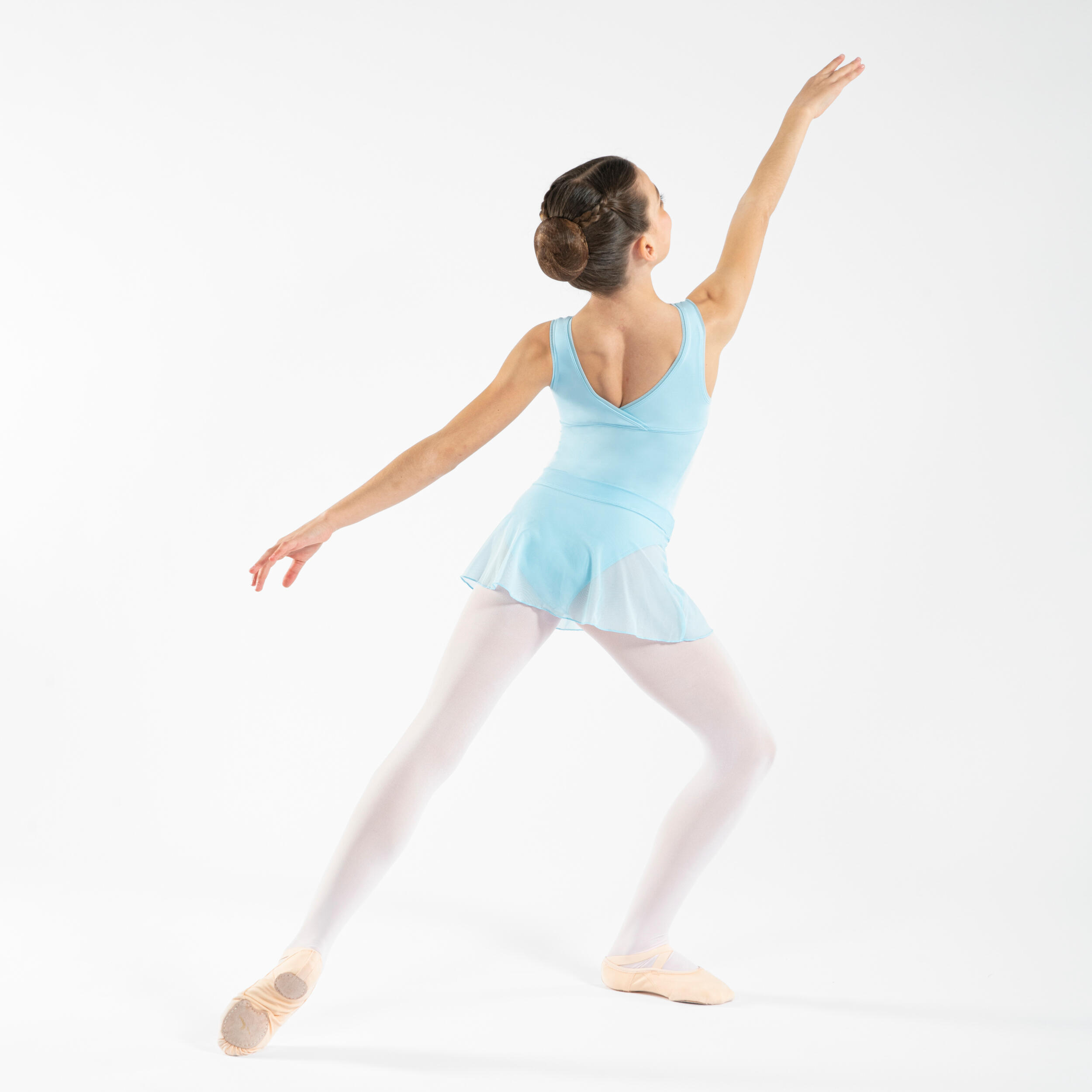 Girls' Ballet Leotard - Blue 4/5