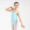 Dievčenský baletný trikot 150 modrý 