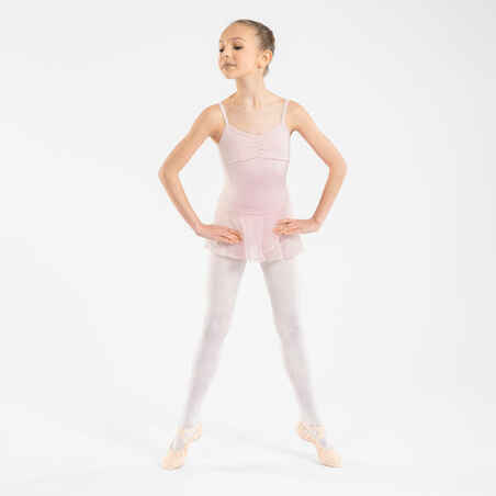 Girls' Ballet Skirted Leotard - Pale Pink